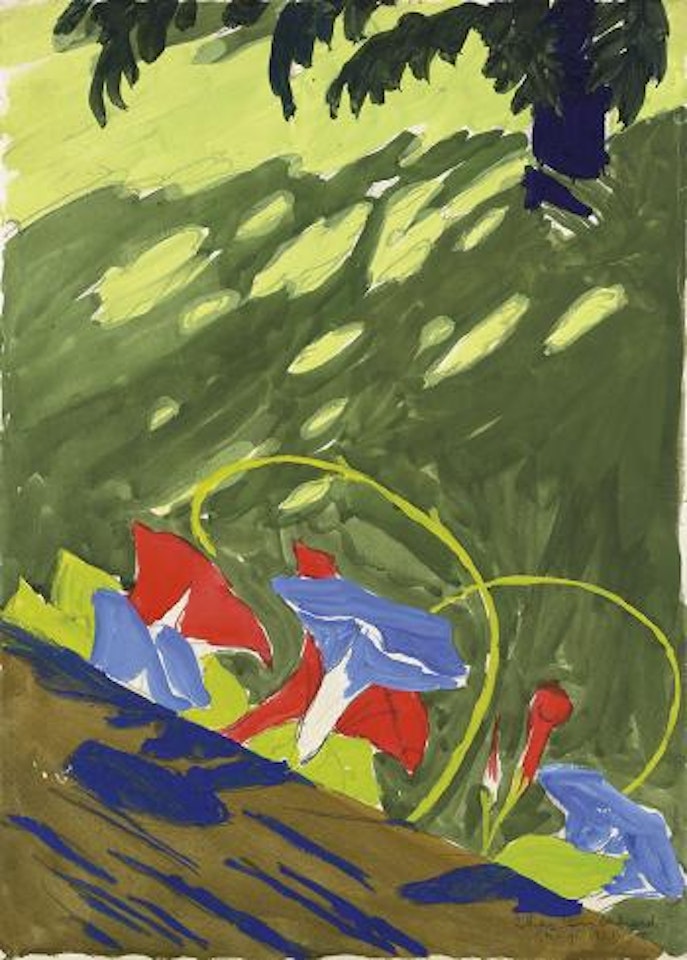 Morning glories by Charles Burchfield