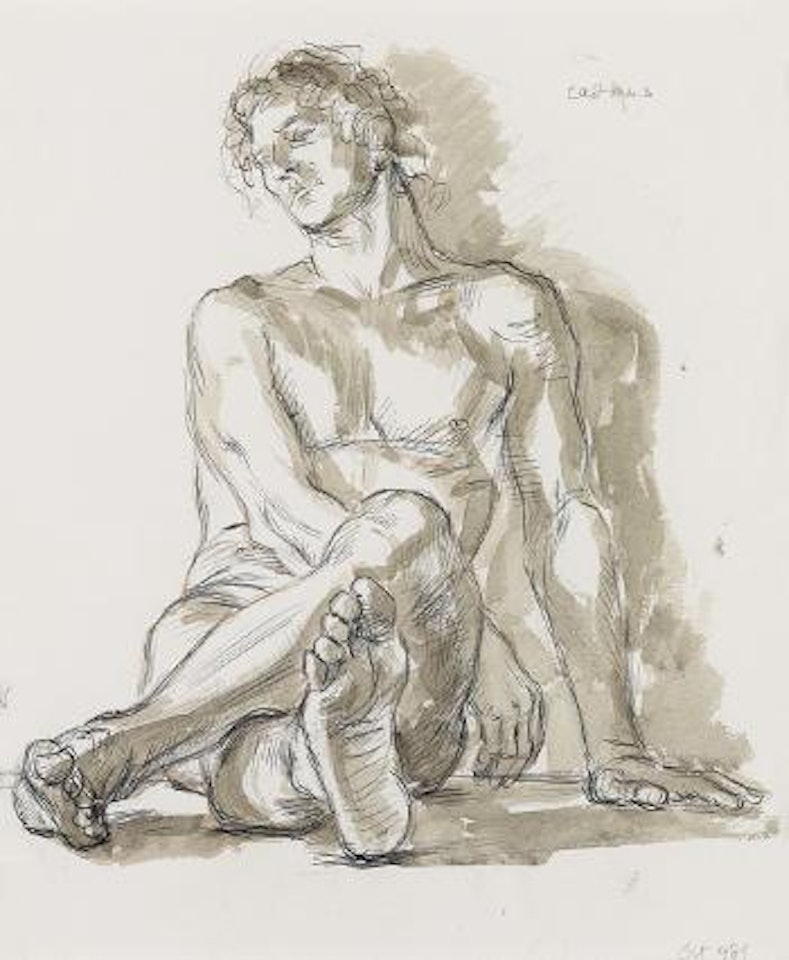 Study for portrait of a dancer (Z11) by Paul Cadmus