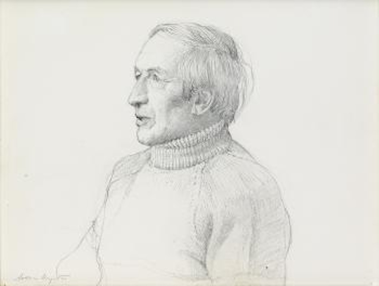 Portarit of Alfred Porter by Andrew Wyeth