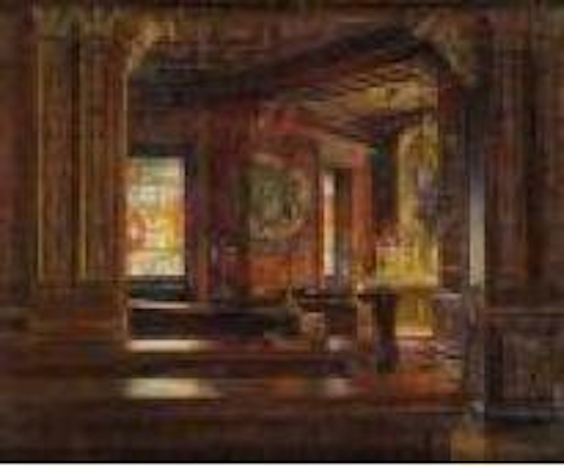 Blick in die Schlosskapelle von St. Emmeram in Regensburg by Olga Wisinger-Florian