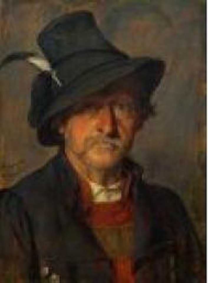 Bauer mit Hut by Franz von Defregger