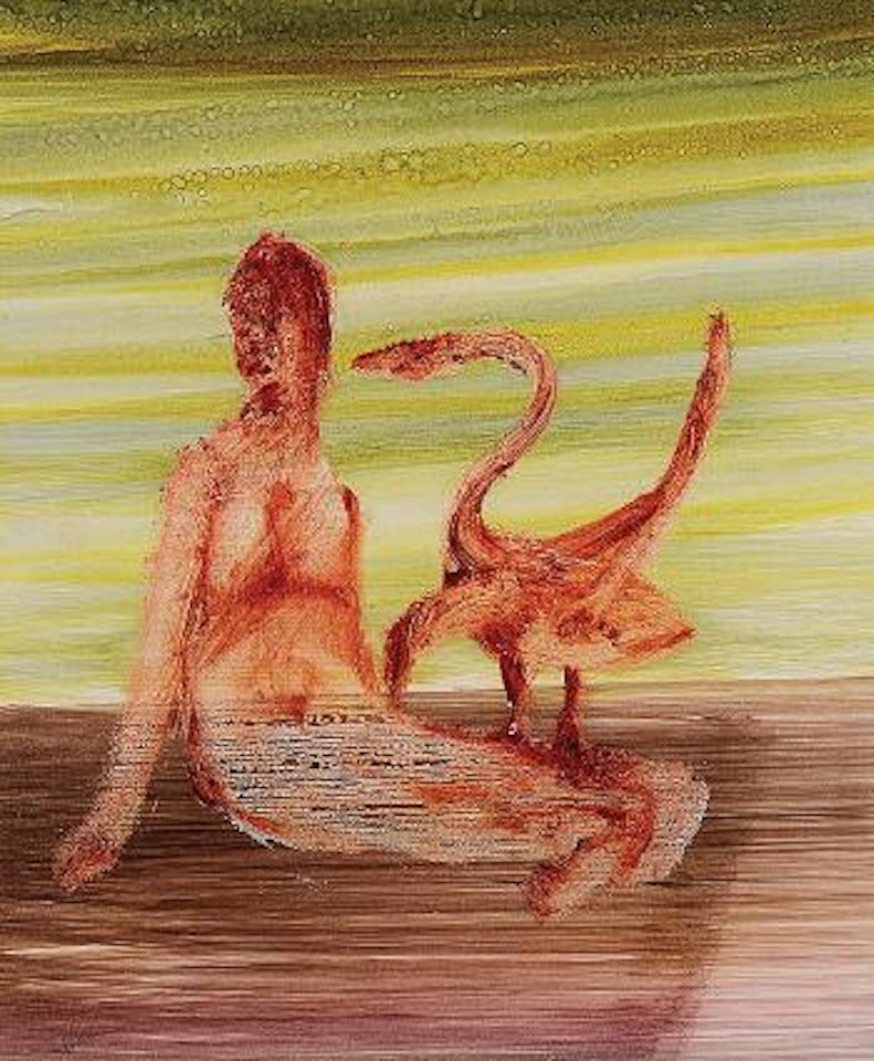Leda and the Swan by Sidney Nolan