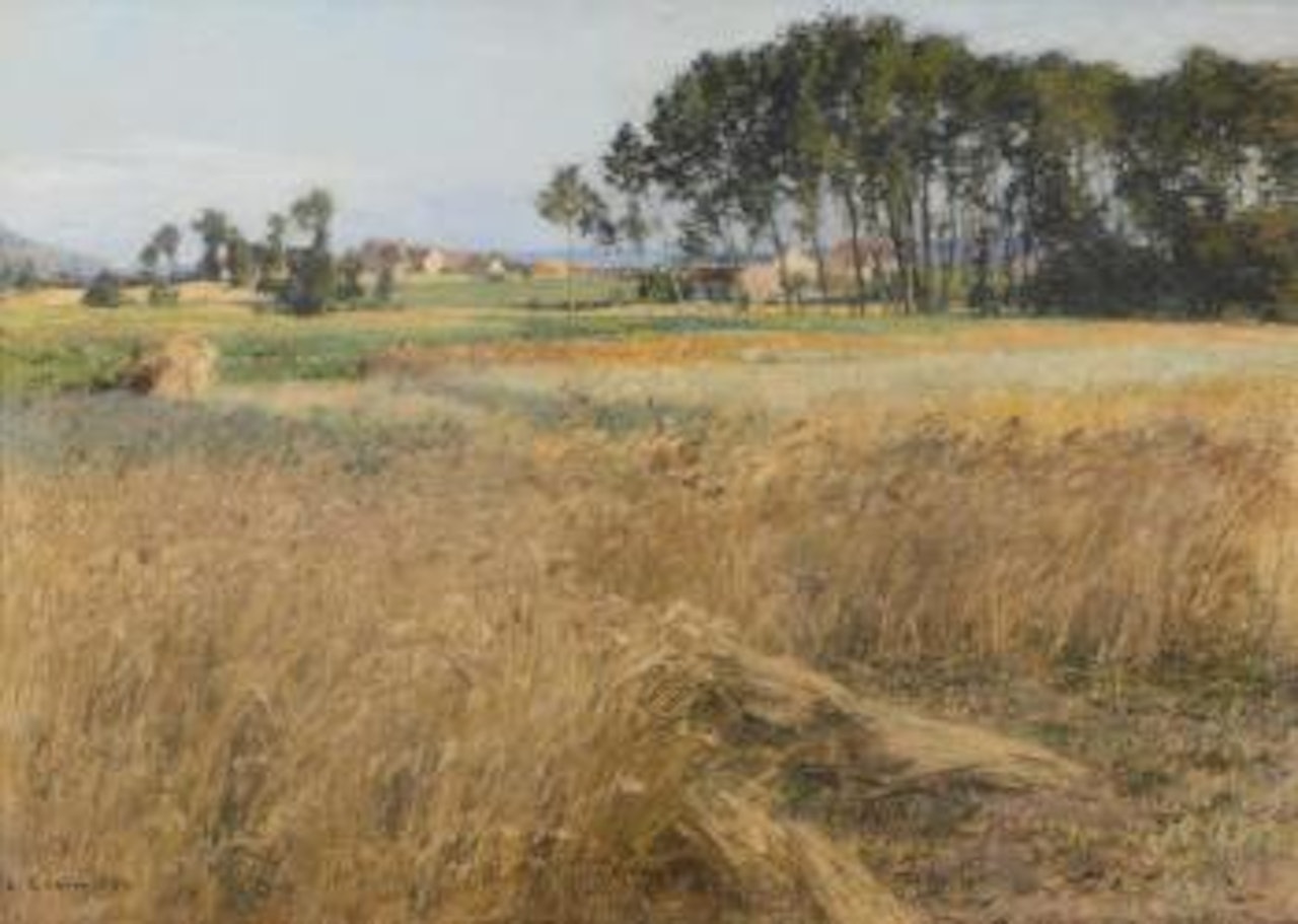 Champs de Blé by Léon Augustin Lhermitte