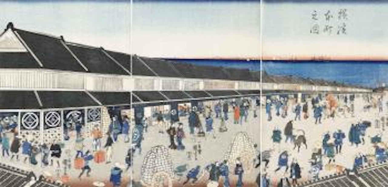 Yokohama Honcho no zu [Picture of Honcho in Yokohama] by Utagawa Kuniyoshi