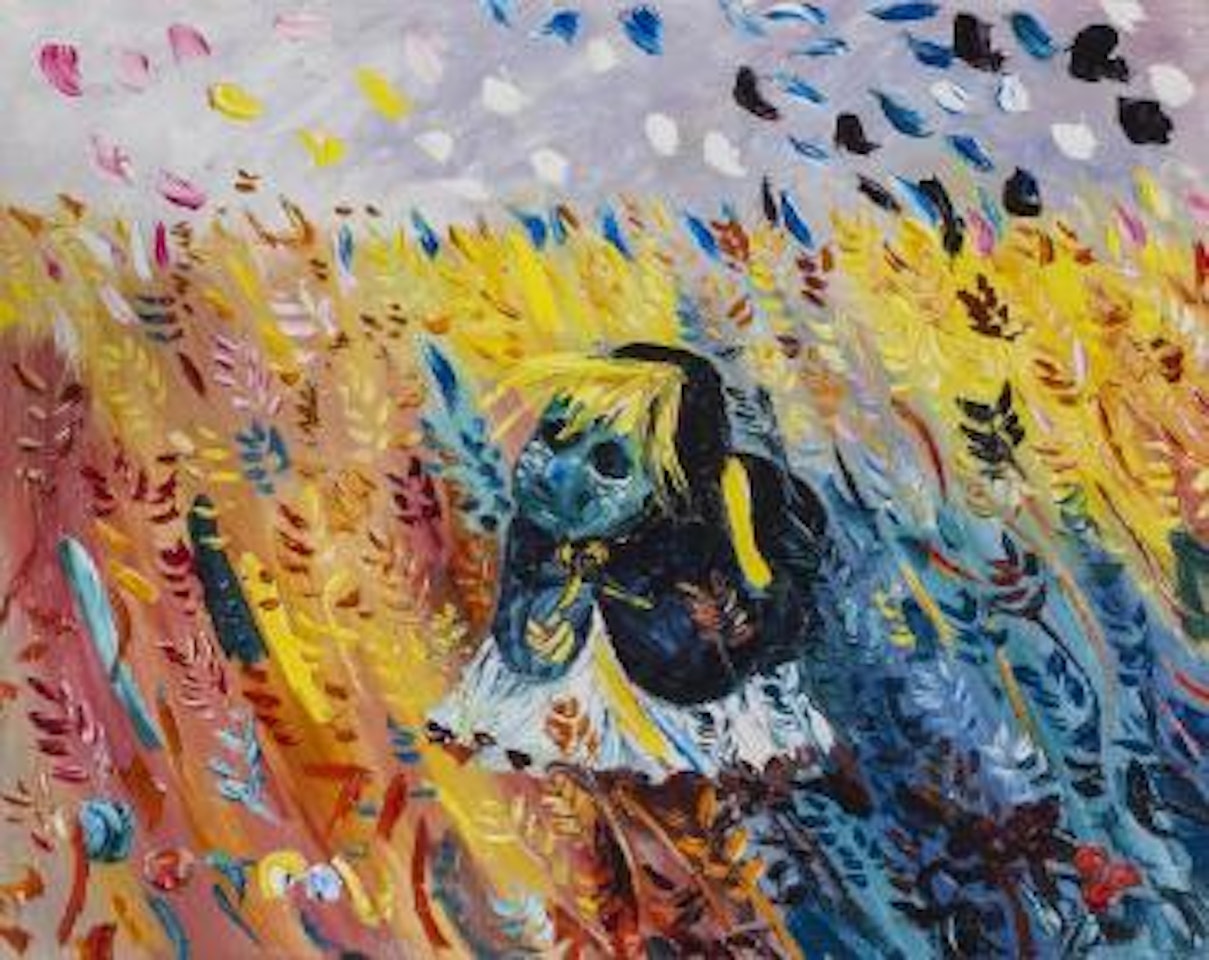 Bosche's grandmother (in the wheat field) by John Perceval
