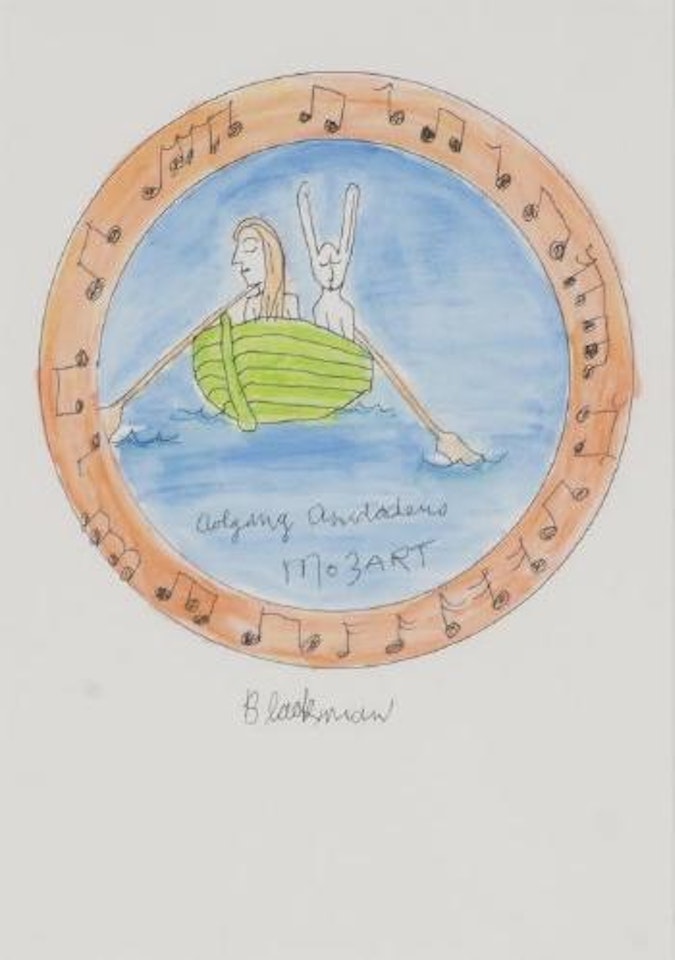 Wolfgang Amadeus Mozart by Charles Blackman
