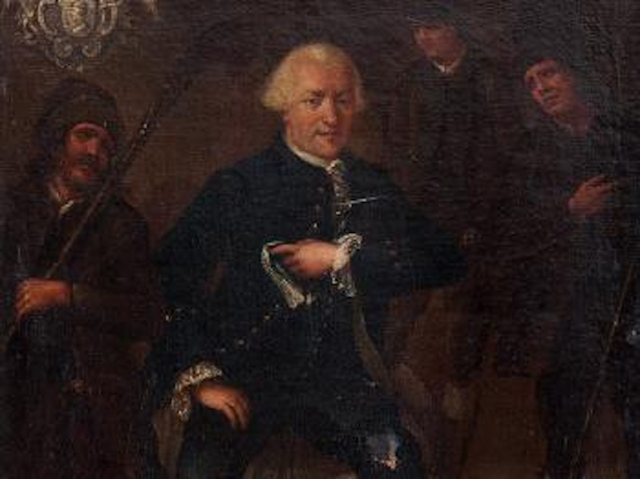 Nobleman With Hunting Dog by Pietro Longhi