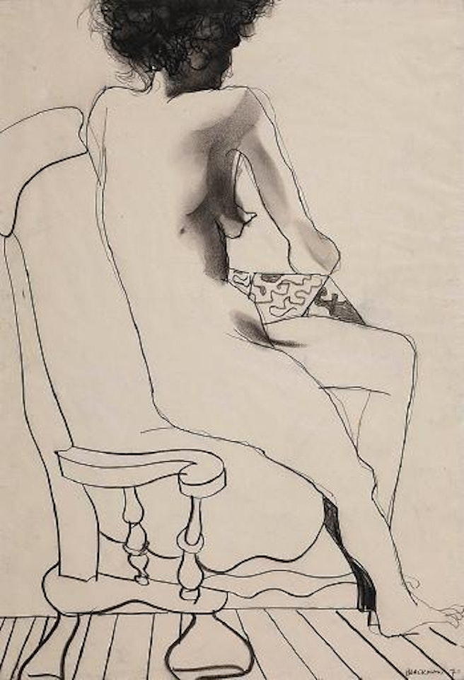 Seated Nude by Charles Blackman