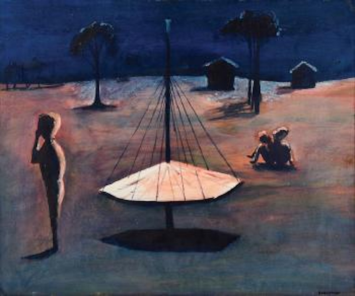 Razzle Dazzle by Moonlight by Charles Blackman