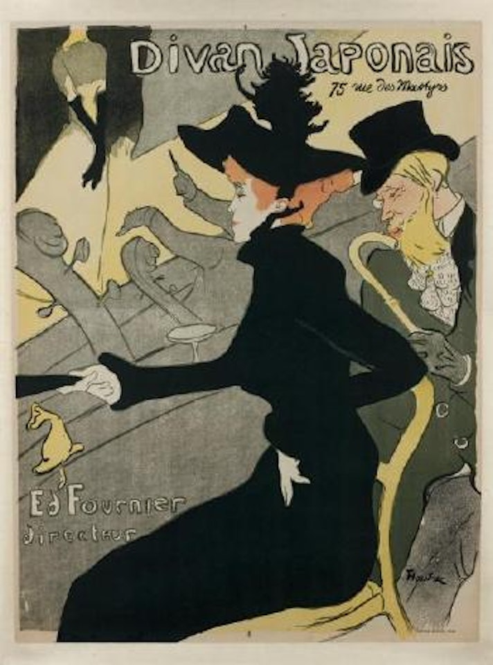 Divan Japonais by Henri de Toulouse-Lautrec