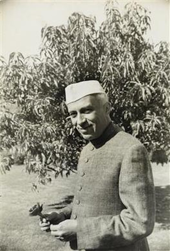 Pandit Nehru (1947-64 first prime minister of India) by Henri Cartier-Bresson