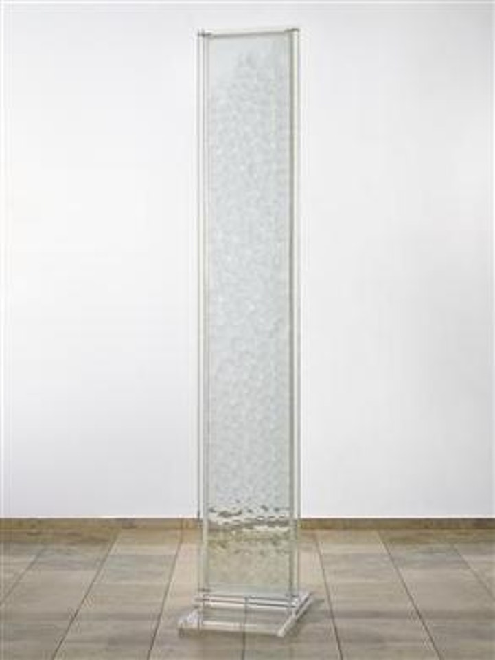 Optogon (optical glass stele) by Adolf Luther