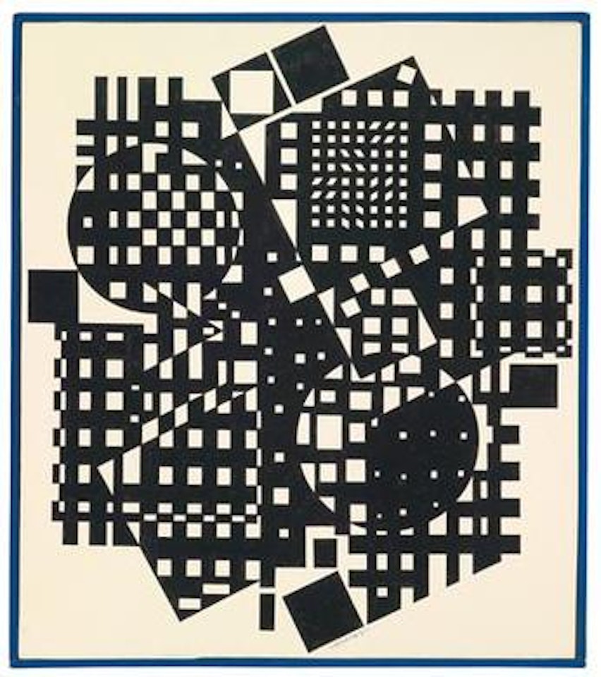 Törke-positif by Victor Vasarely
