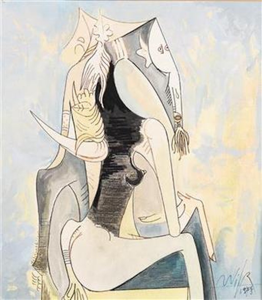 La fiancée à Kiriwina by Wifredo Lam