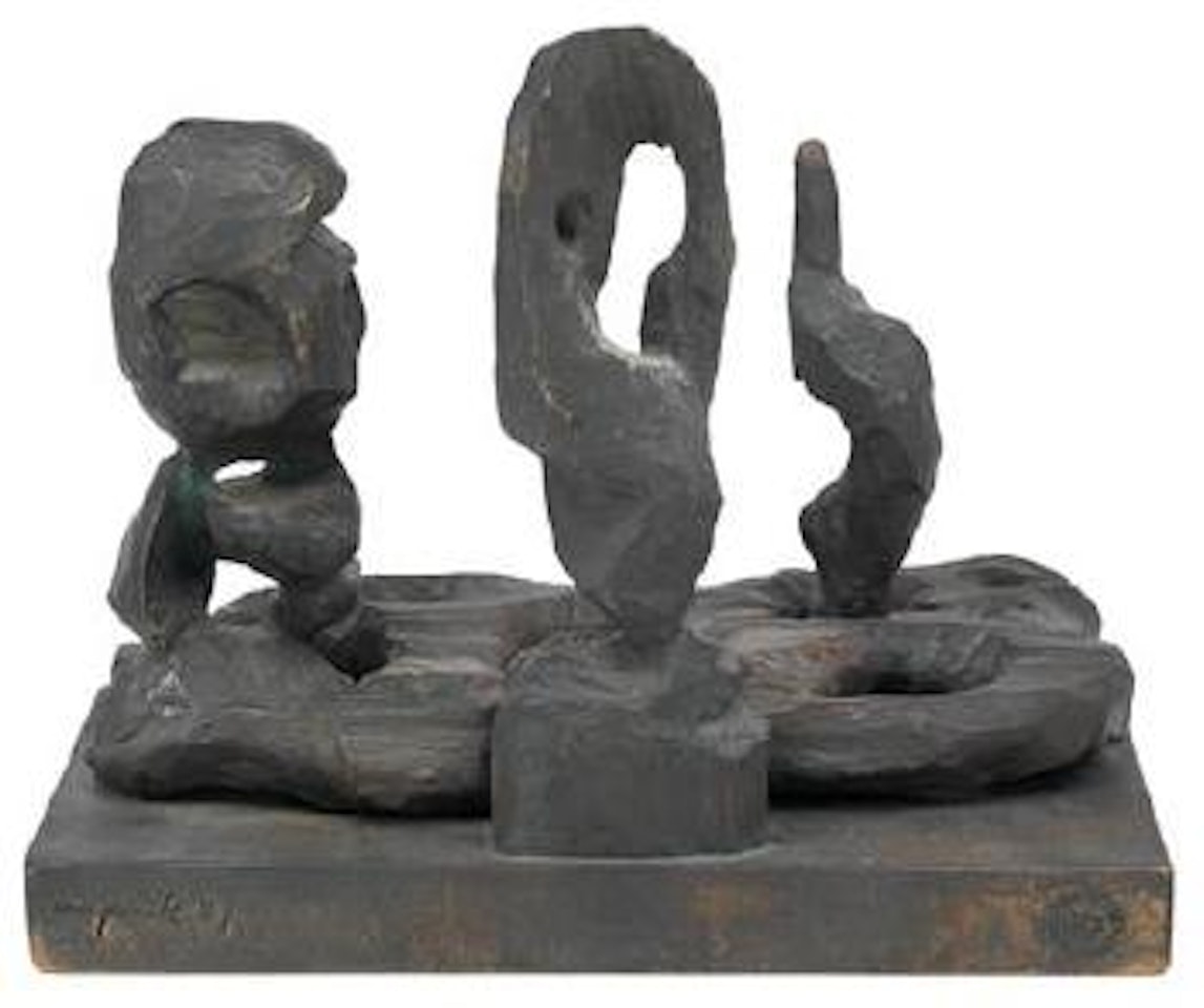 Monument for a dead Eagle by A.R. Penck