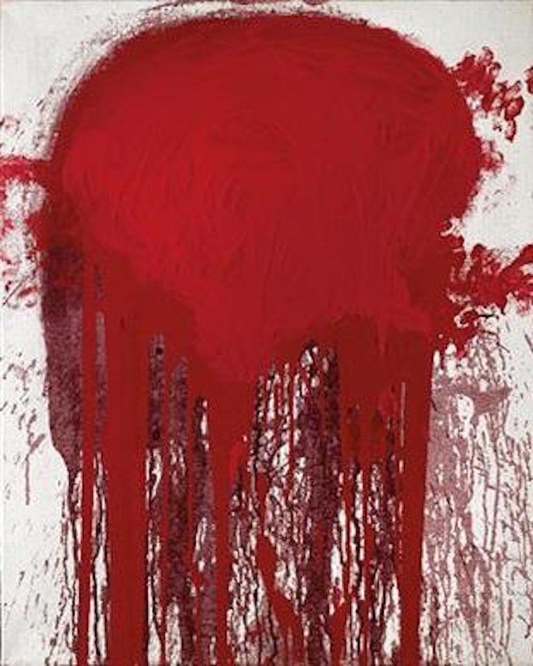 Action painting by Hermann Nitsch