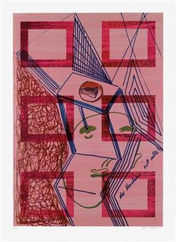 Der Kuchen ist alle? (from the series of eight sheets) by Sigmar Polke