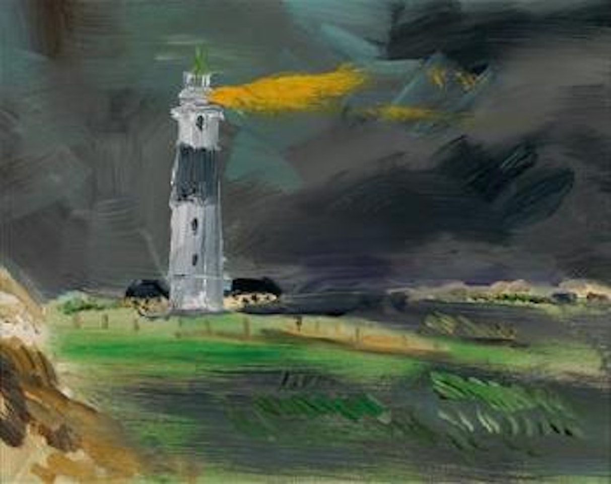 Leuchtturm [Lighthouse] by Rainer Fetting