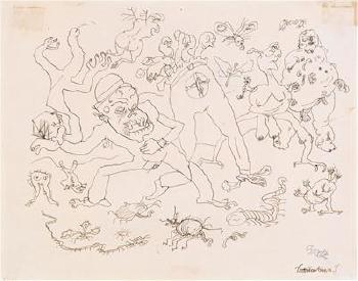 Traumtiere I [Dream Animals I] by George Grosz