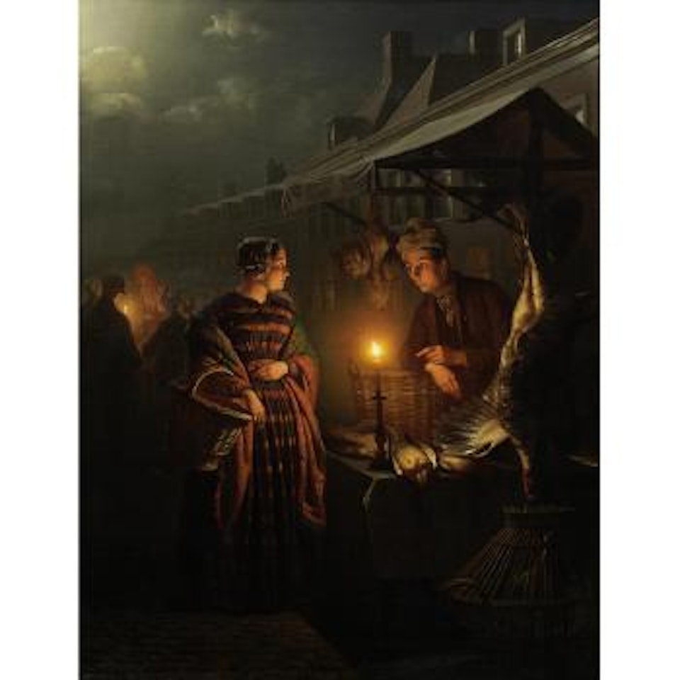 The Night Market by Petrus van Schendel