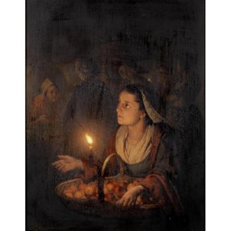 The Orange Seller by Petrus van Schendel
