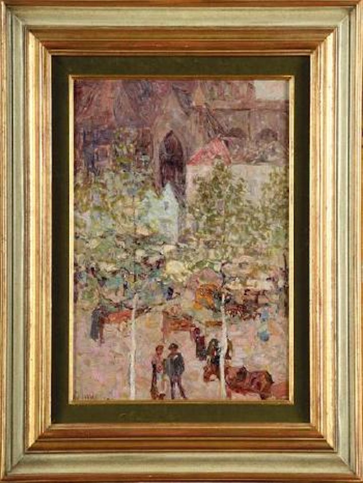 Marché à Audenaerde by Modeste Huys