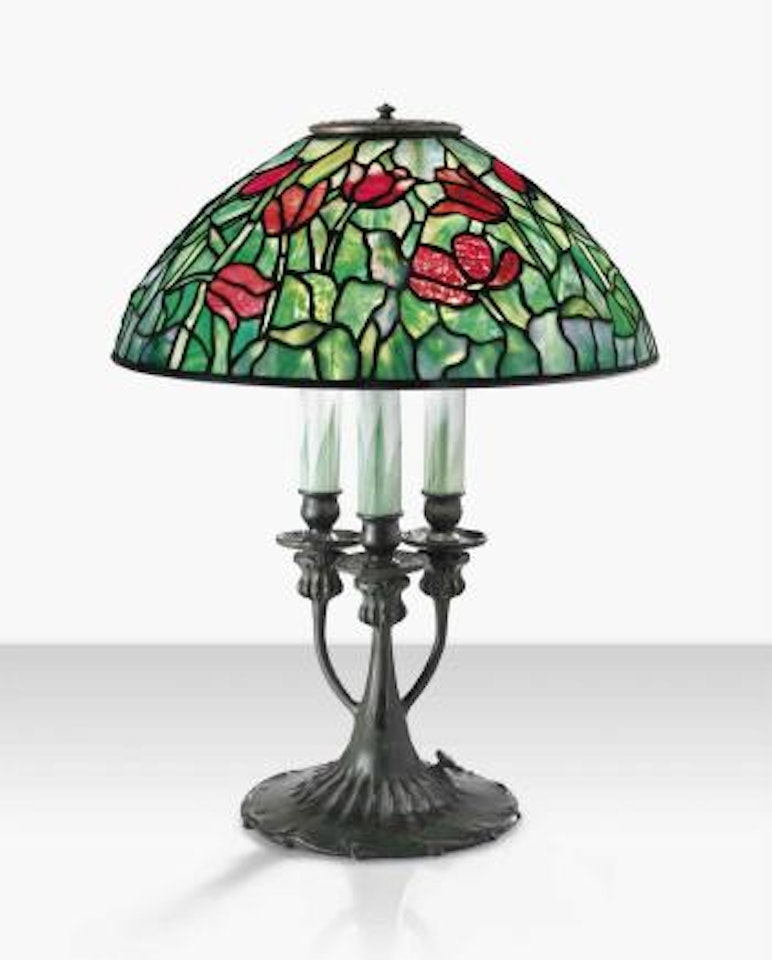 A 'Tulip' Table Lamp by Tiffany Studios