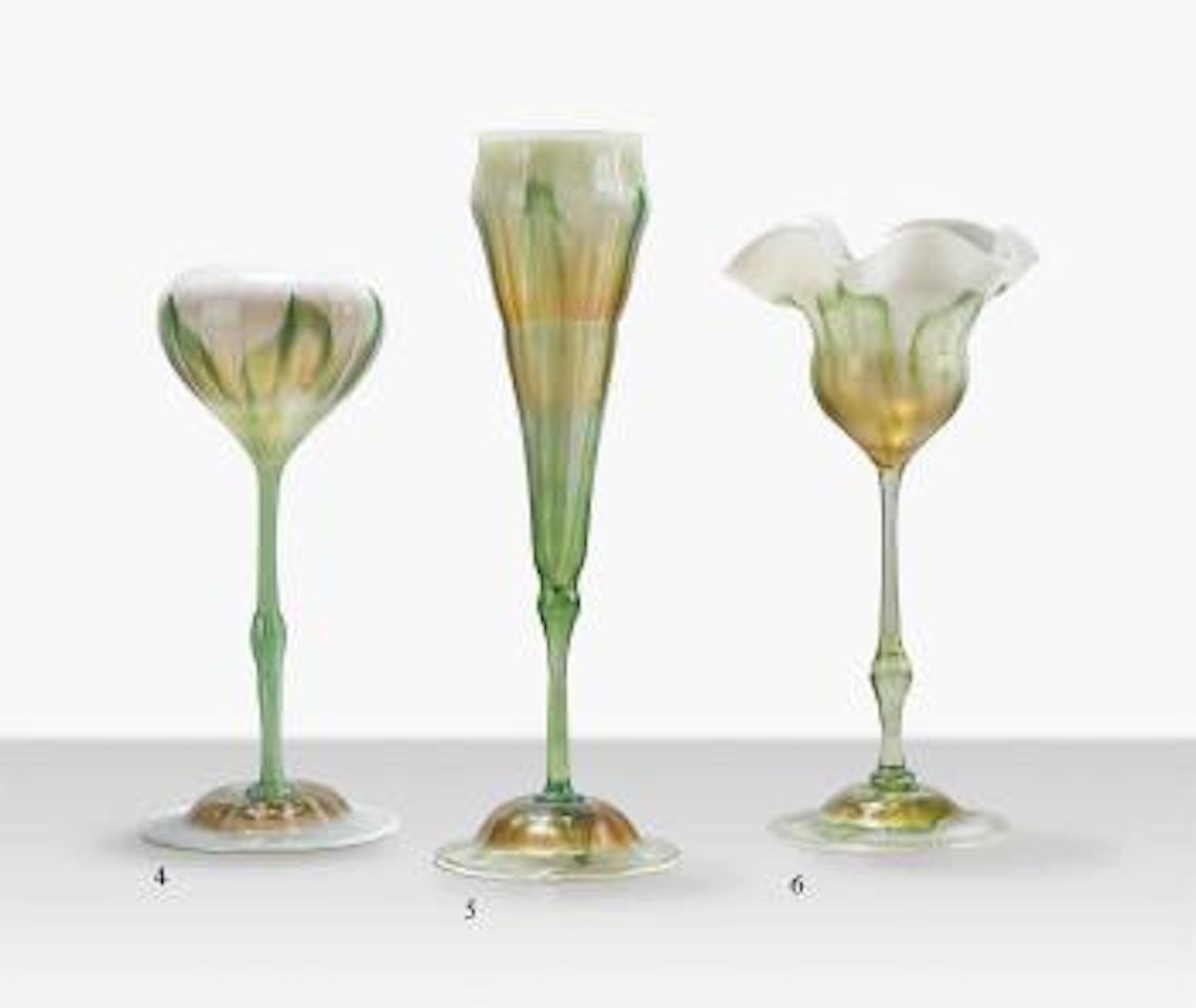 A Floriform Vase by Tiffany Studios