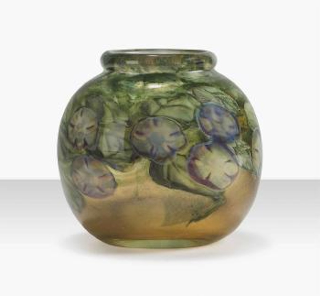 Morning Glory Paperweight Vase by Tiffany Studios