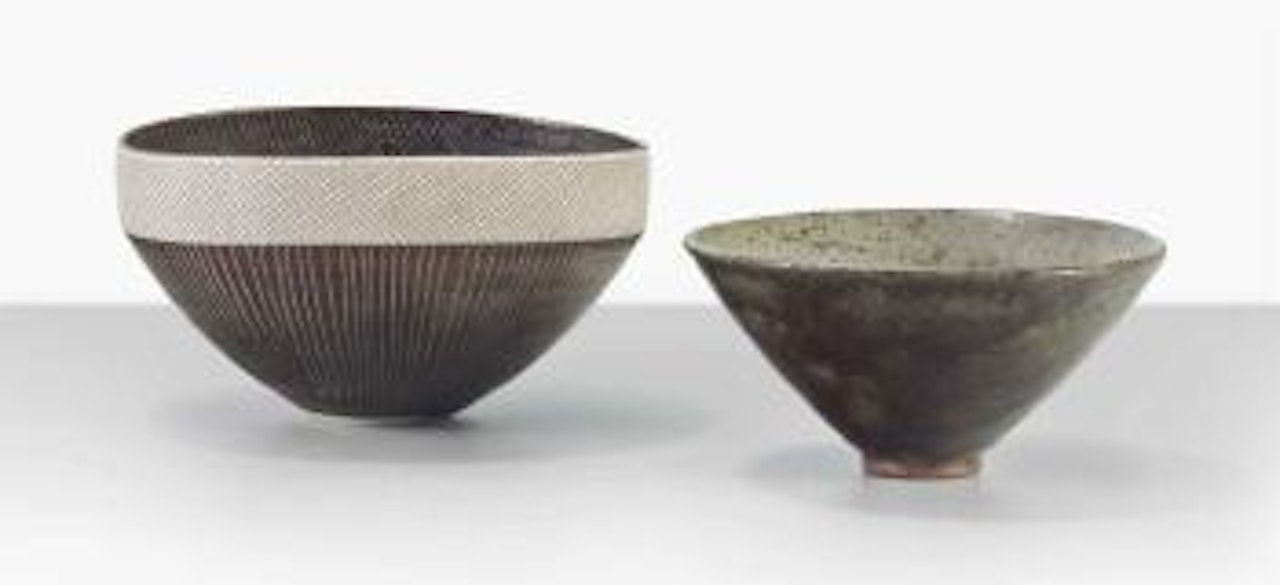 Two Bowls by Lucie Rie
