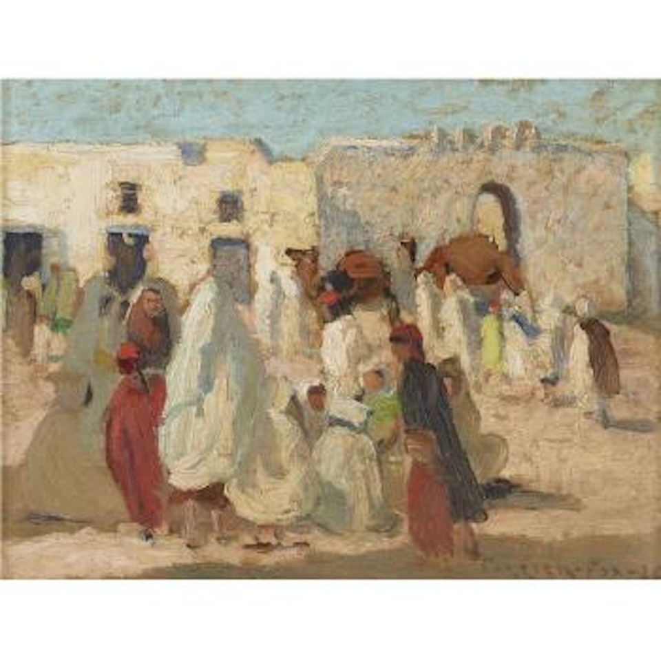 Moroccan Market Scene, 1920 by Ethel Carrick Fox