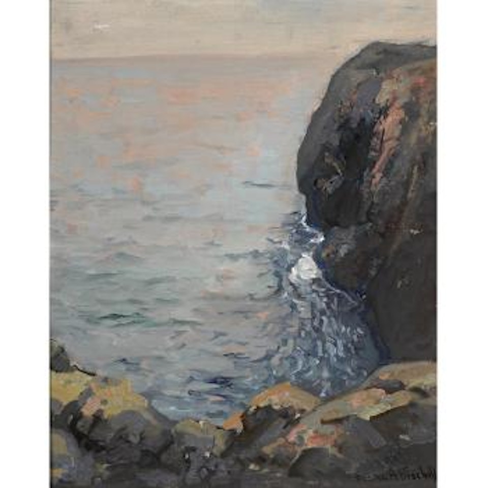 Ocean Cliff by Franz A Bischoff