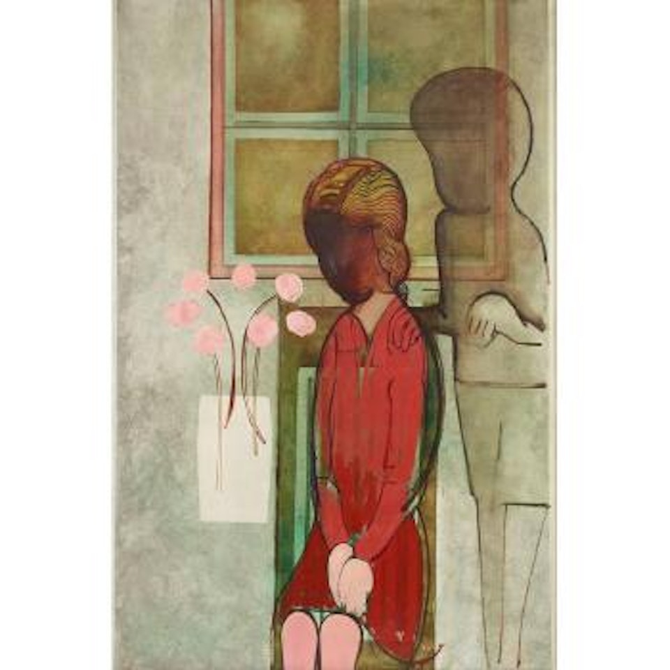 Woman and her Spirit, c.1965 by Charles Blackman