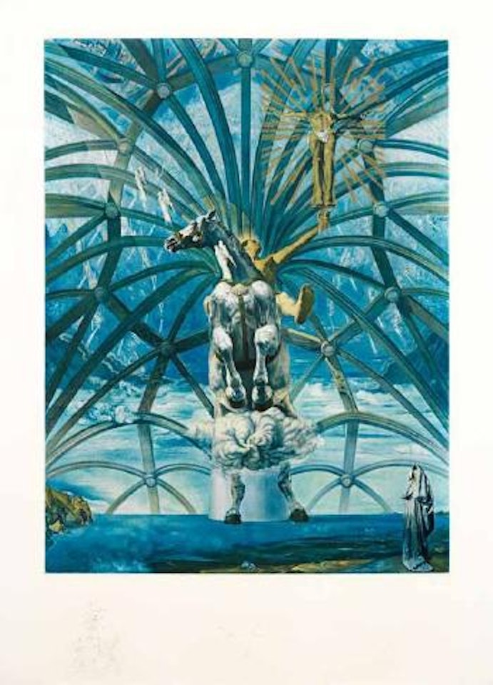 Saint-Jacques de Compostelle (Michler & Löpsinger 1017b) by Salvador Dali