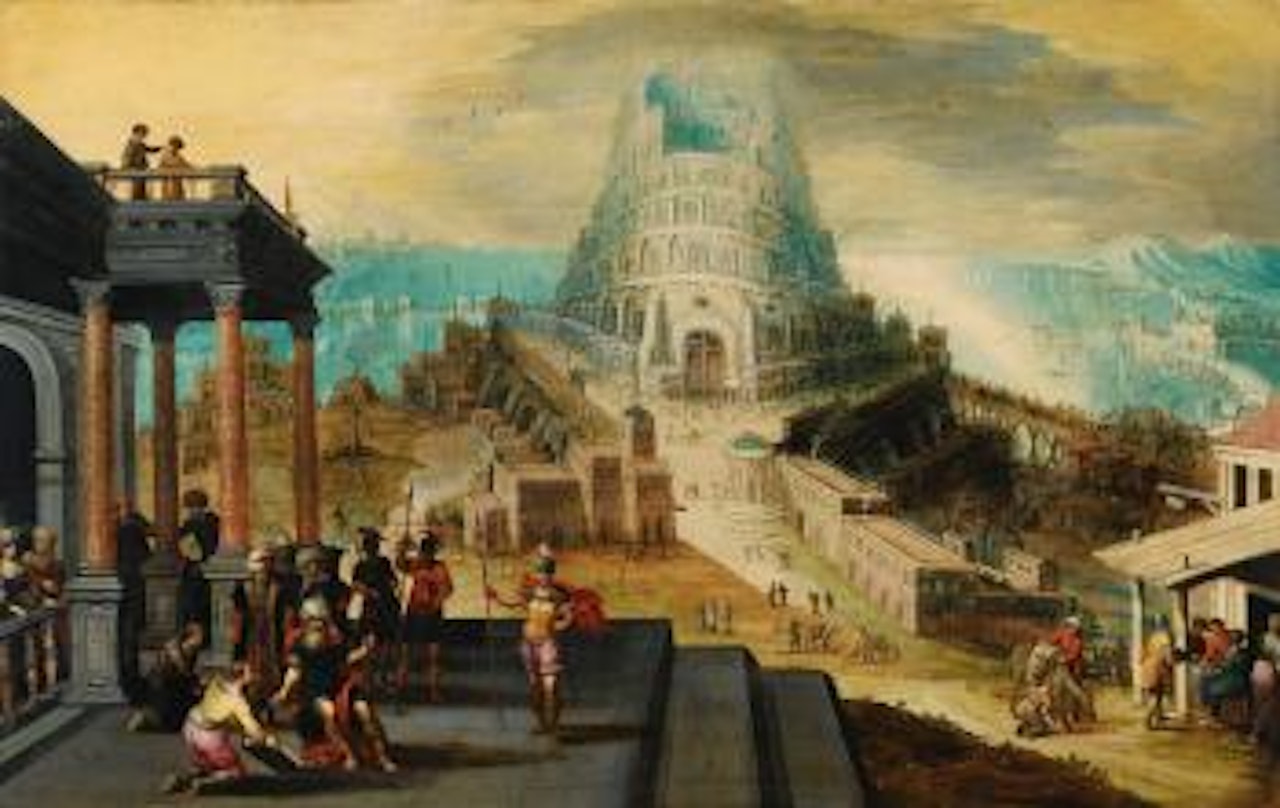 La Tour De Babel by Hendrick van Cleve