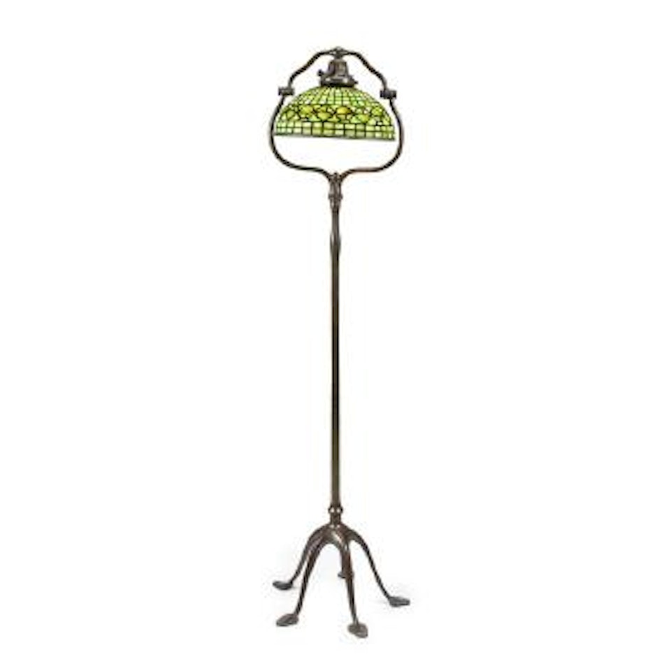 Acorn Harp Floor Lamp by Tiffany Studios