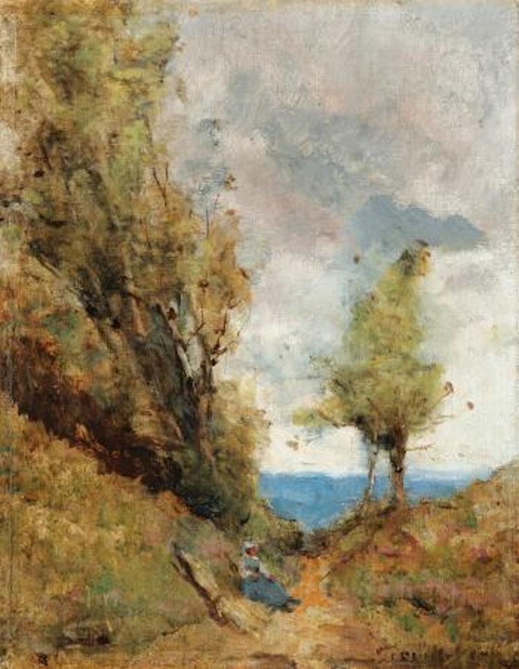 Chemin Au Bord De La Vienne by Paul Désiré Trouillebert