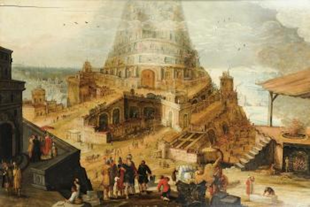 La Tour De Babel by Hendrick van Cleve