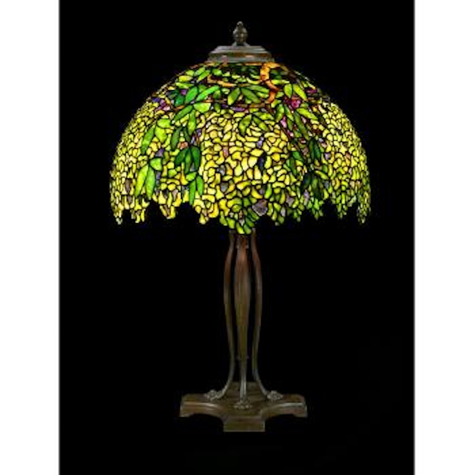 Laburnum table lamp by Tiffany Studios