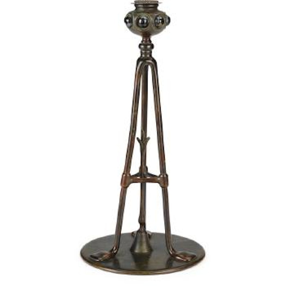 Candlestick and snuffer by Tiffany Studios