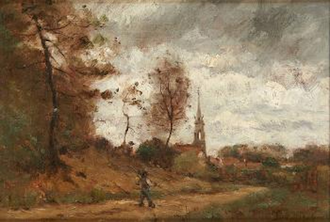 Retour au village by Paul Désiré Trouillebert