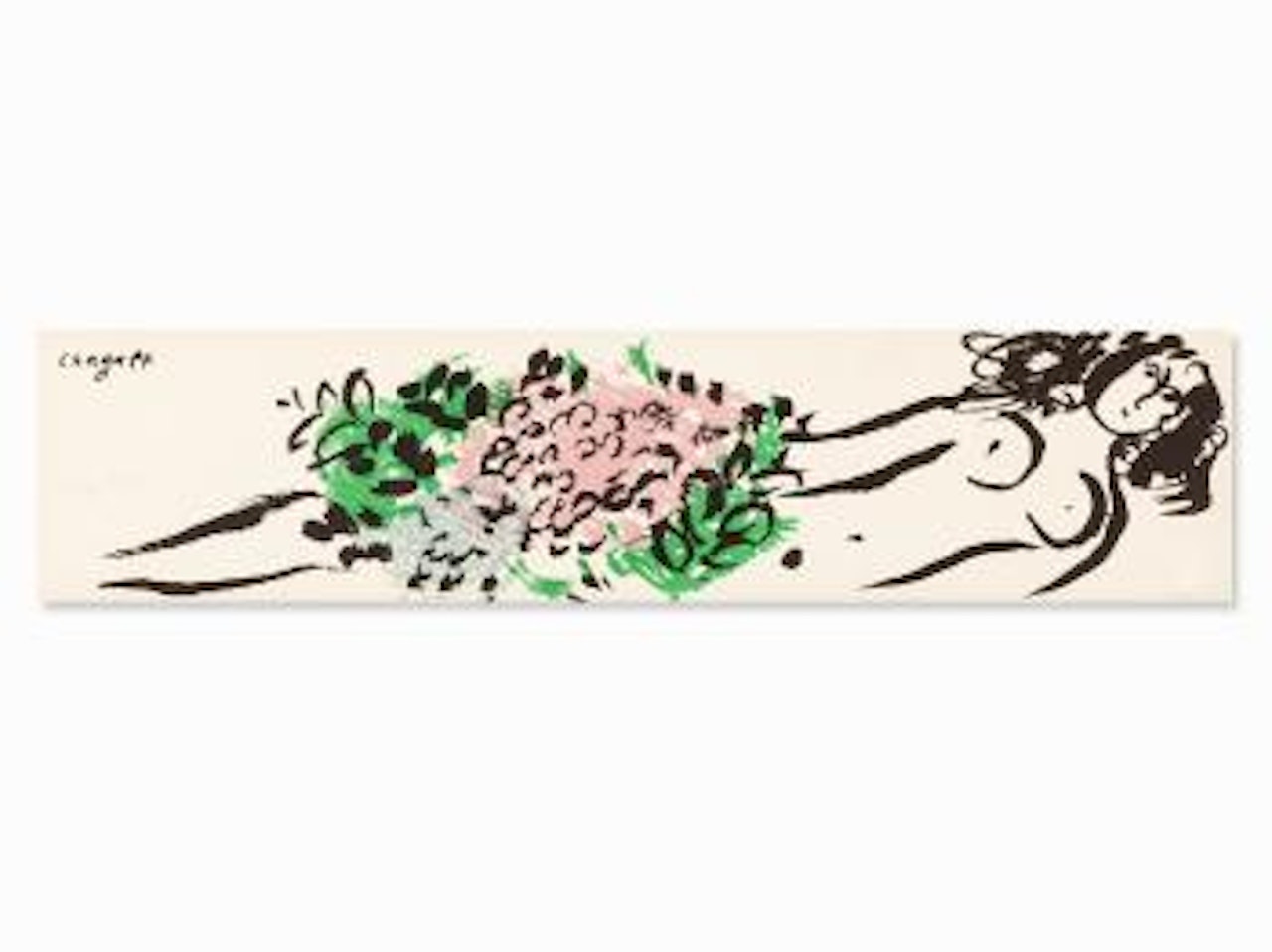 Reclined by Marc Chagall