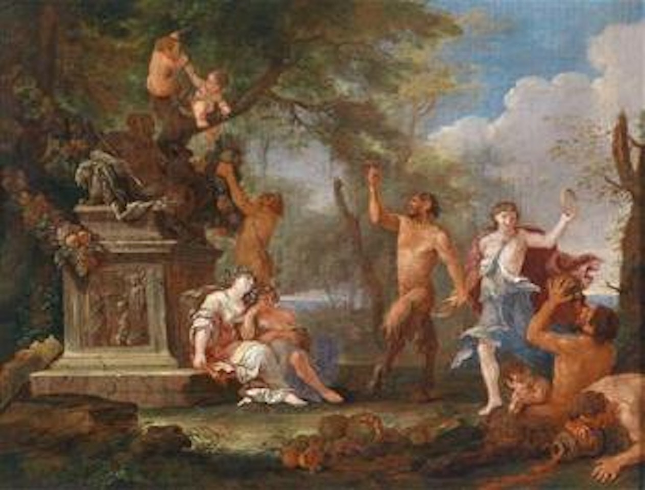 Bacchanal by Roman School