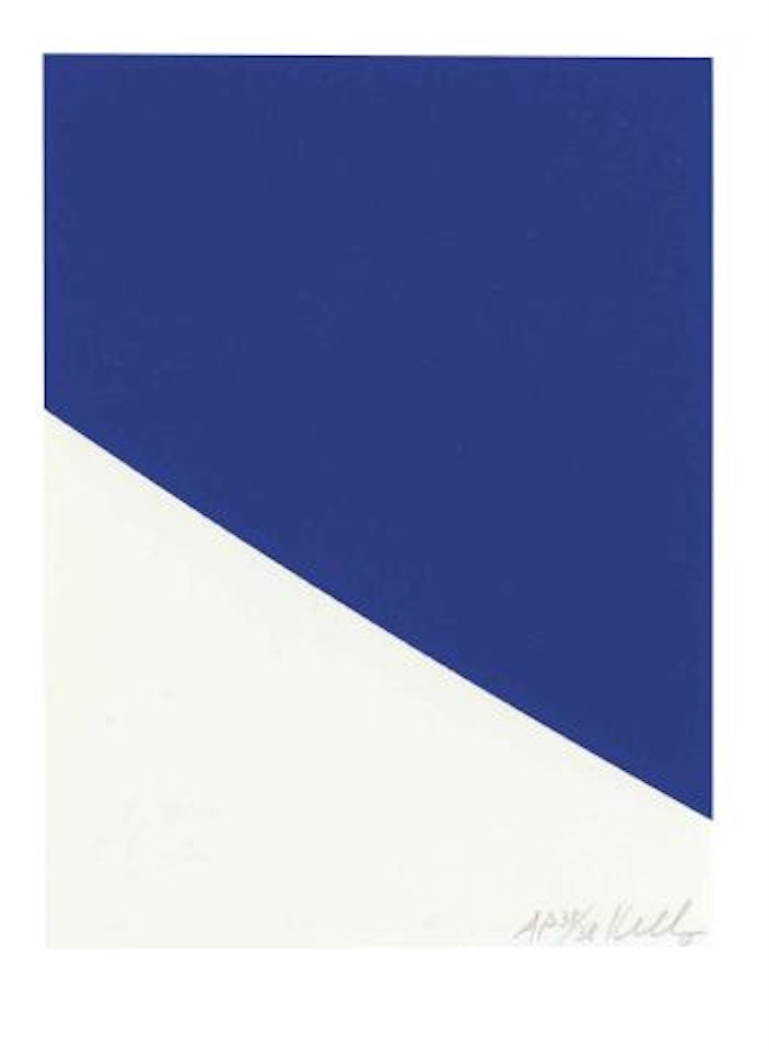 Blue Curve by Ellsworth Kelly