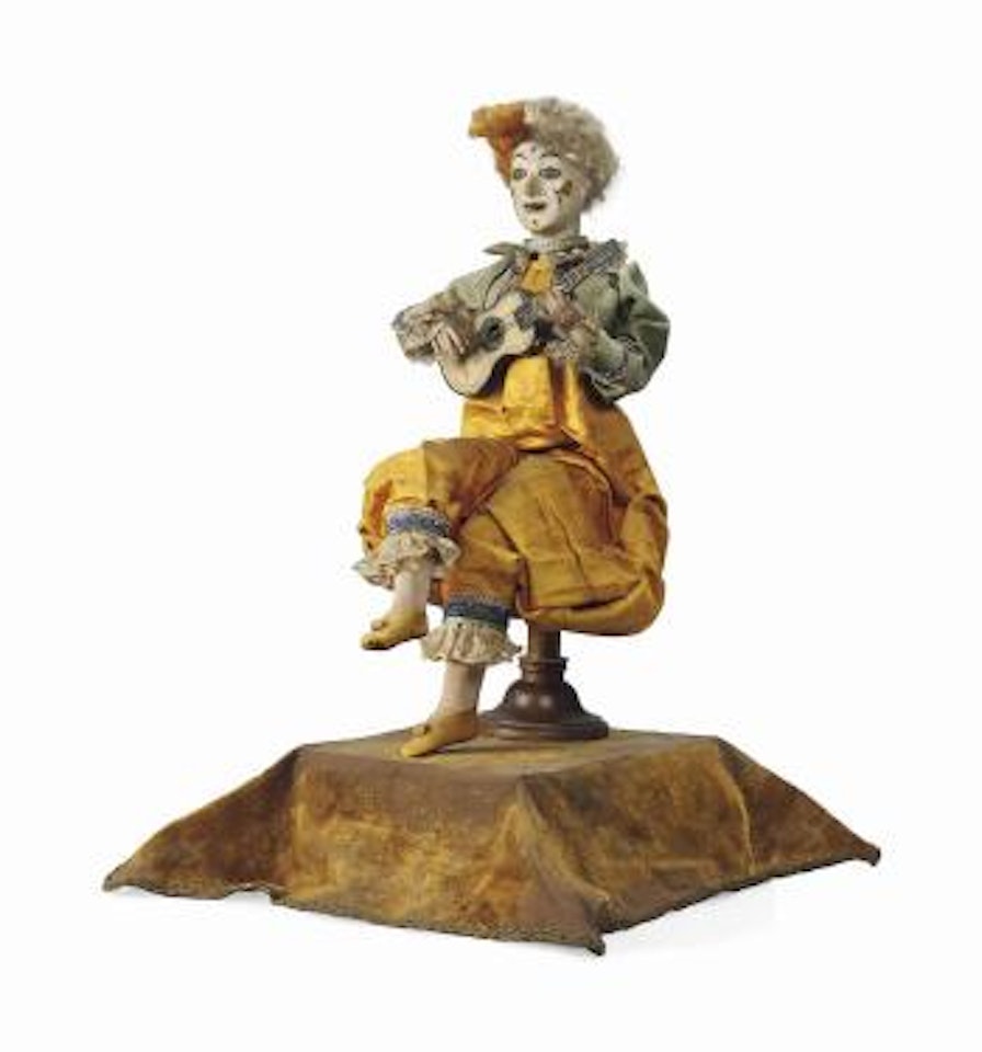 A French automaton Clown Guitar Player by French School