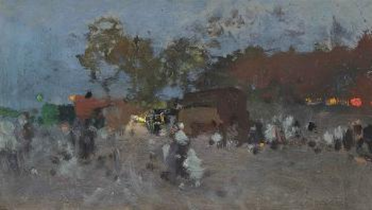 Les Boulevards à Paris by Luigi Loir