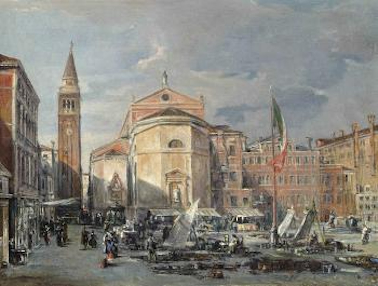 A Venetian square by Francesco Zanin