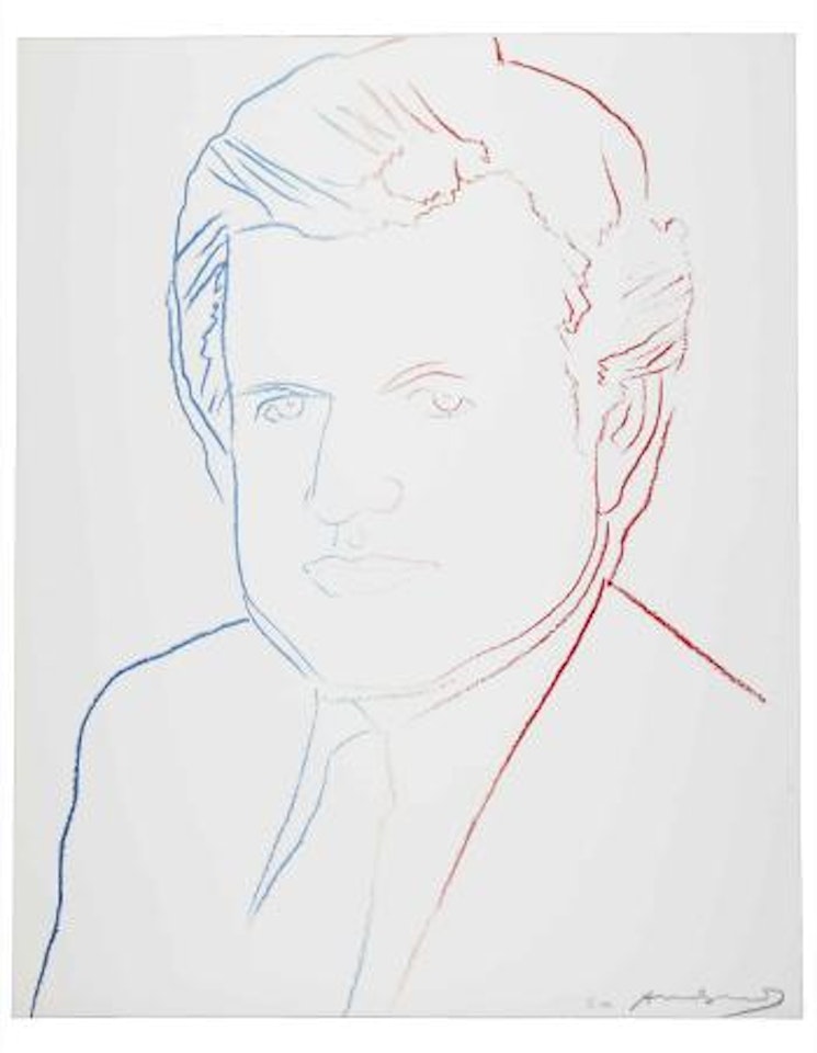 Edward Kennedy (See F & S IIB.240) by Andy Warhol