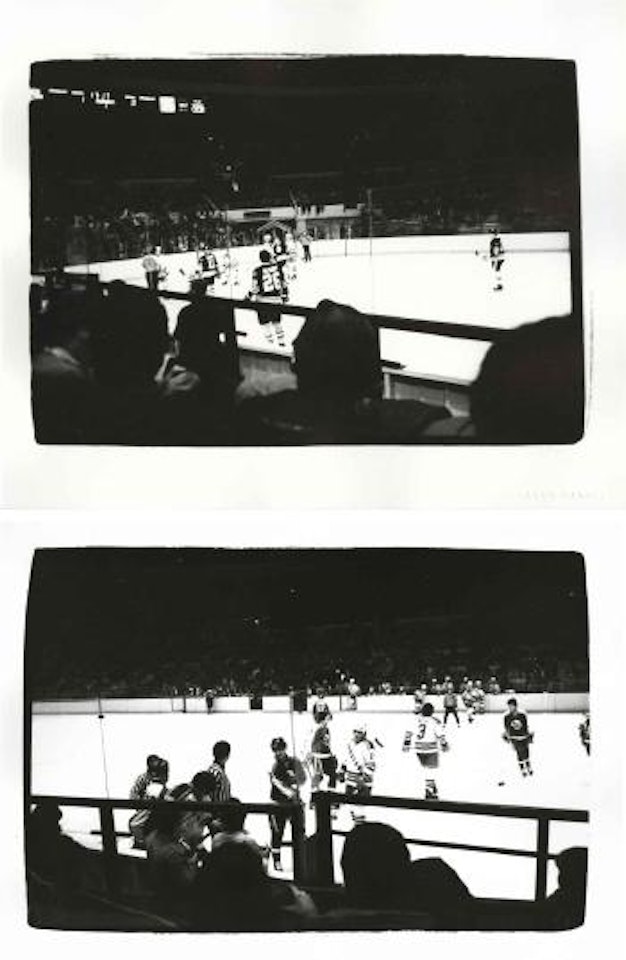 Hockey Game by Andy Warhol
