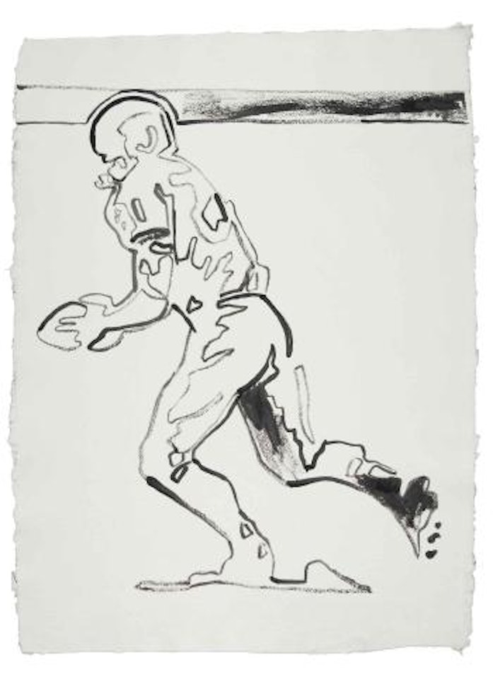 Football Player by Andy Warhol